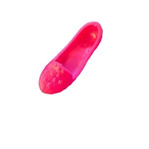 ONE Barbie Mattel Hot Pink Flats Ballerina Shoe Pointed Toe Slip On
